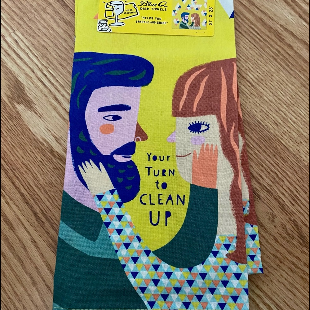 Blue Q Your Turn to Clean Up Kitchen Towel